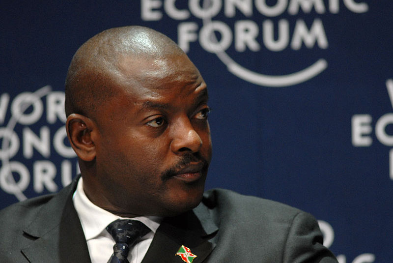 President Pierre Nkurunziza has faced protest since 2015. ( Wikimedia Commons )