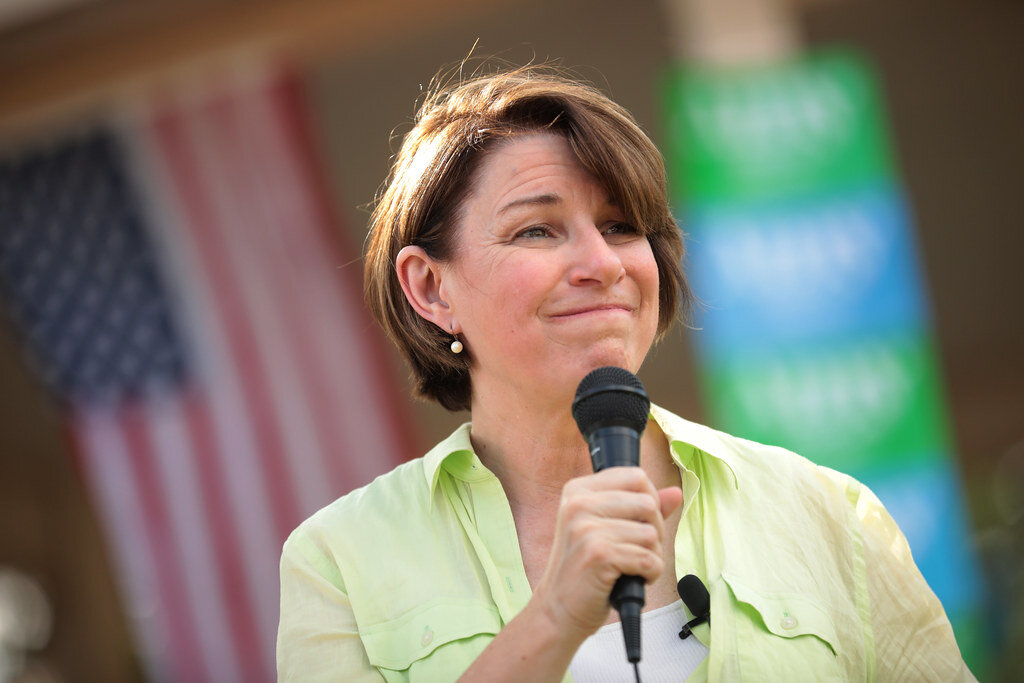 Amy Klobucher Finishes Third in New Hampshire Primary