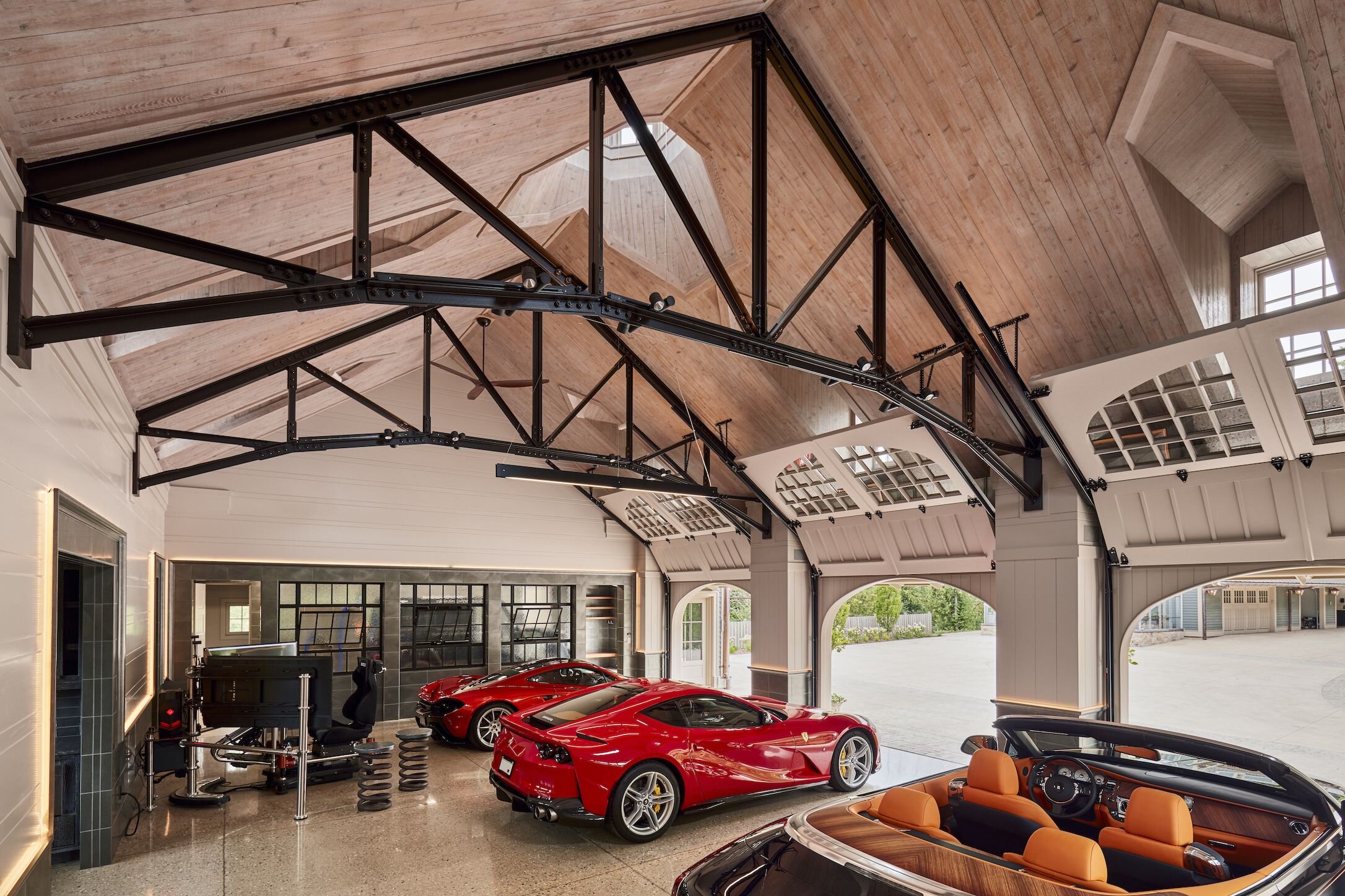 Идеальный гараж. Красивый гараж. Шикарный гараж. Необычный гараж. Красивые гаражи для автомобилей.