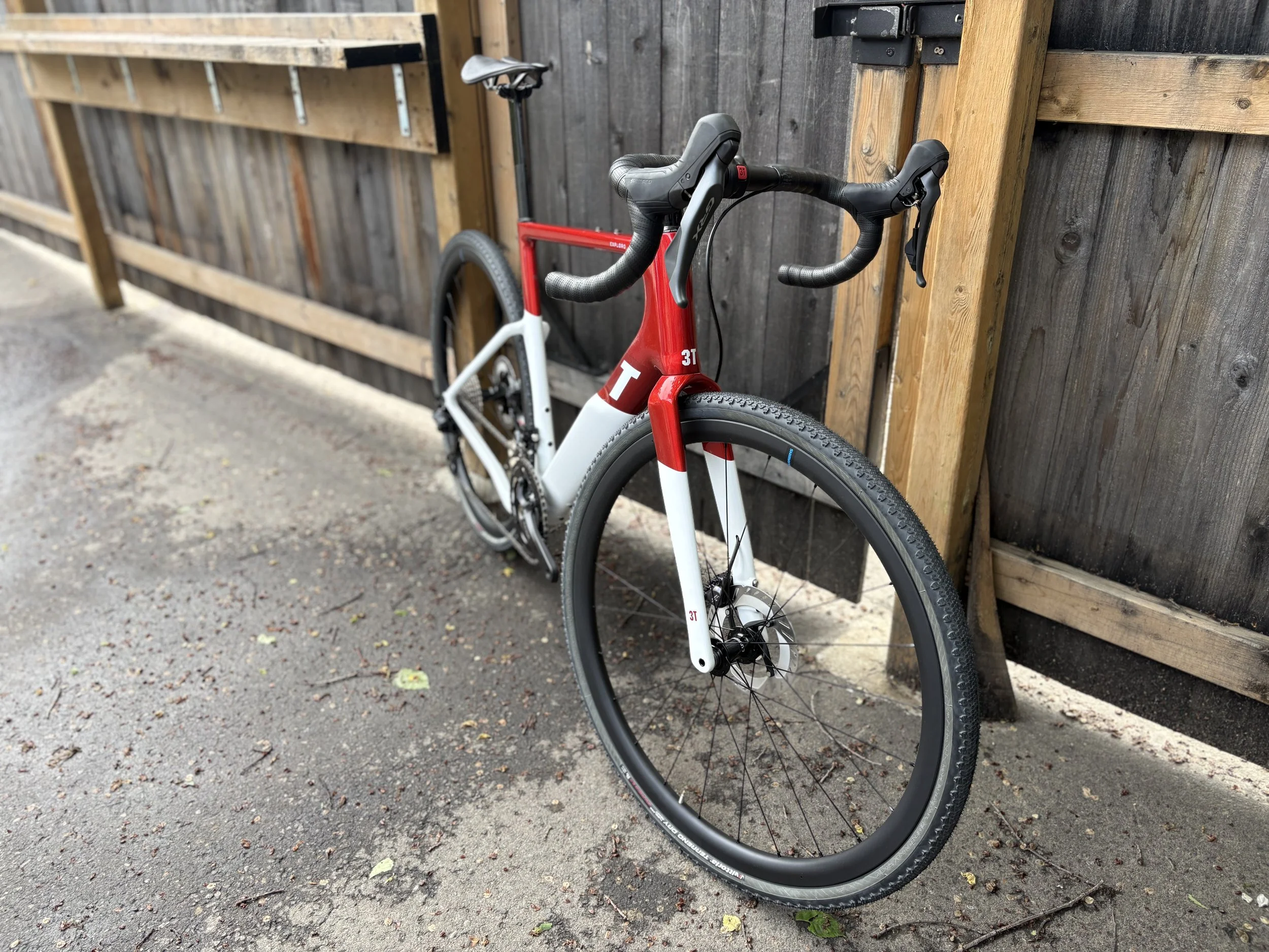 3T Racemax Shimano GRX 2x12 Red/White