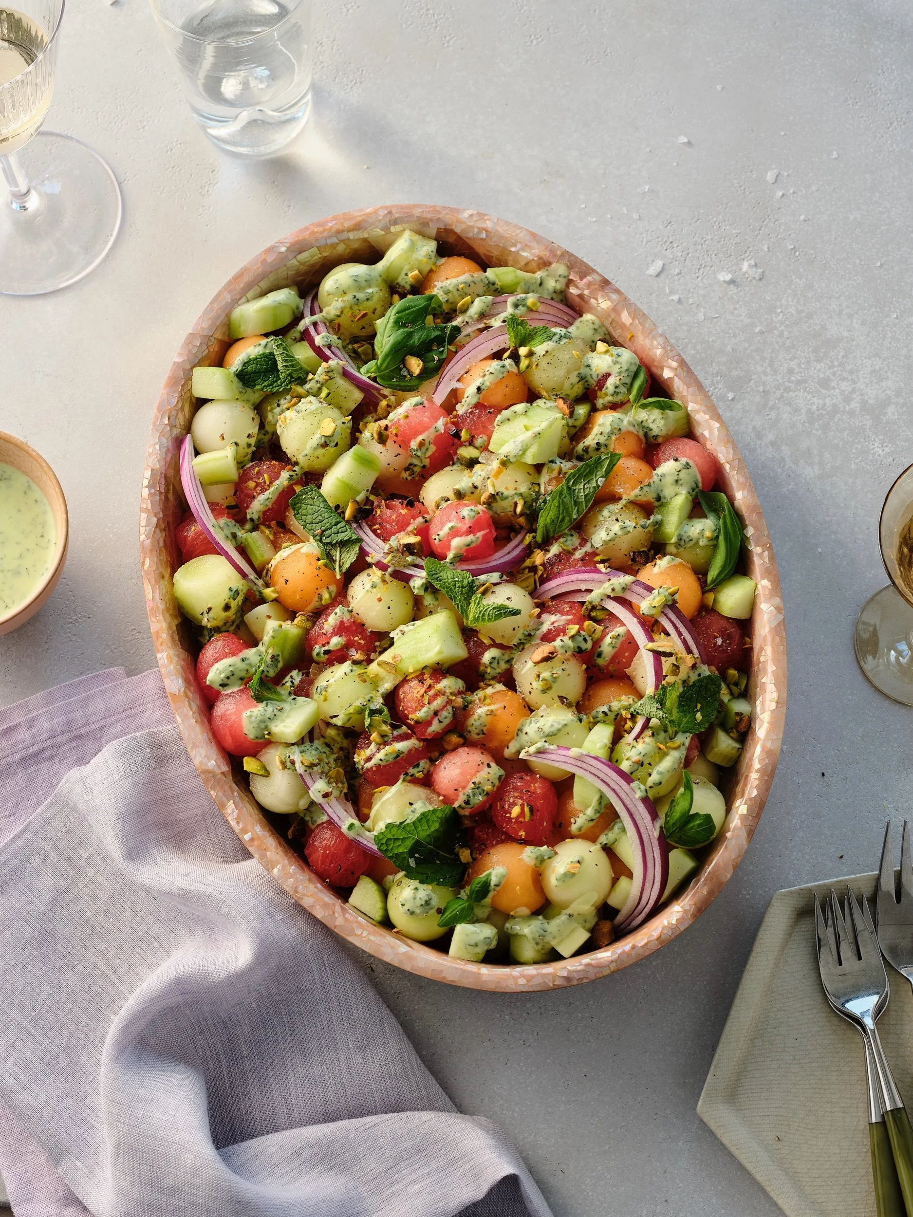 219_IllBringTheApps_Bowls_MelonBallSaladWithCucumbersFreshHerbsAndToastedPistachios_0219.jpeg