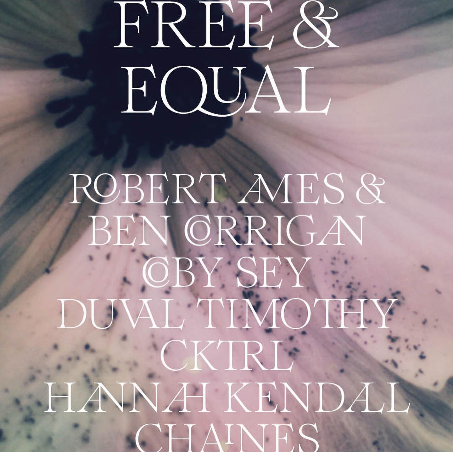@robertamesmusic announces his curation of @studiorichtermahr first record

 Free &amp; Equal Vol. 1.

This EP features a new generation of composers, and all profits will be donated to @doctorswithoutborders

Join us for a special event at @kokocamd
