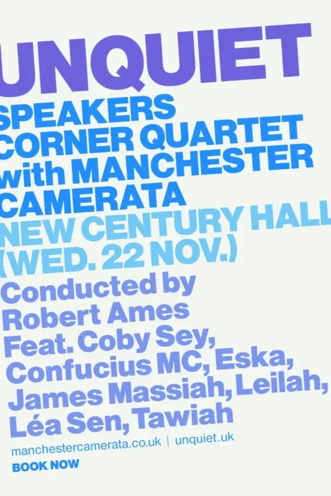 Unquiet with Speakers Corner Quartet in Manchester