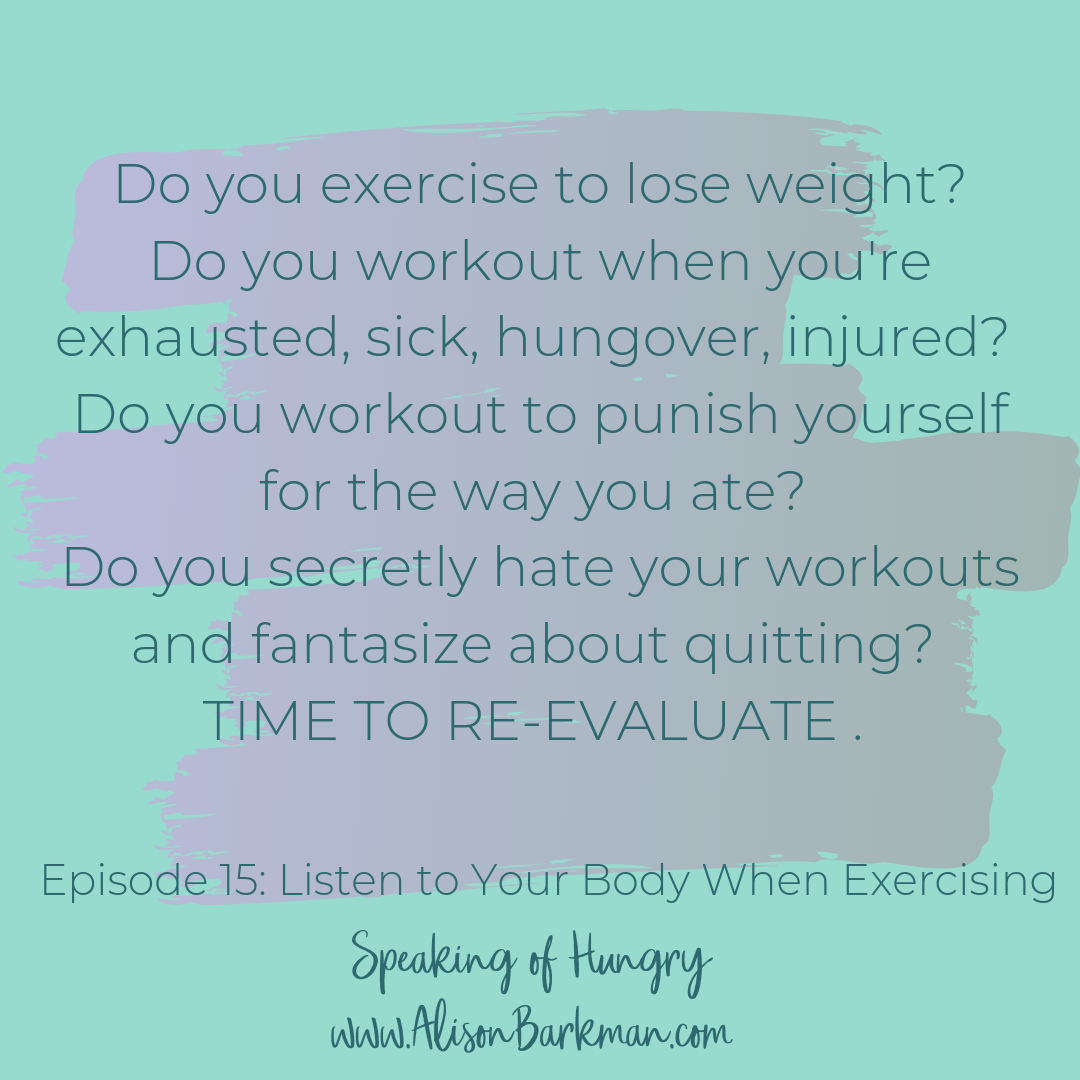 Episode 15: Listen to Your Body When Exercising