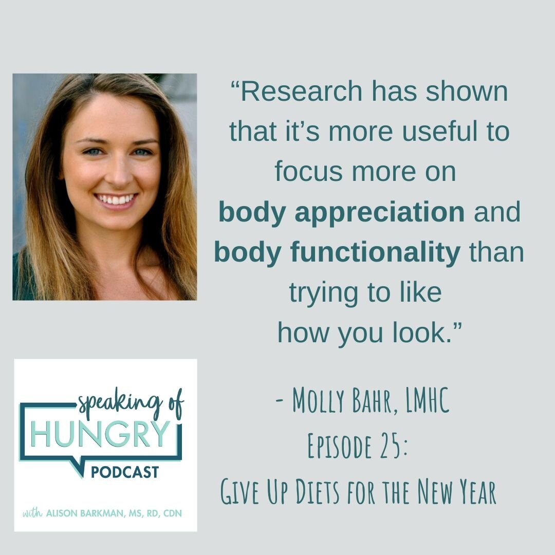 Episode 25: Give Up Diets for the New Year with Molly Bahr, LMHC