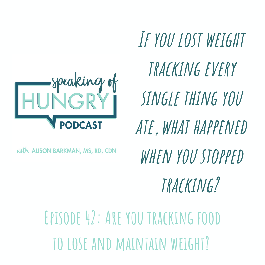 42: Are you tracking food to lose and maintain weight? 