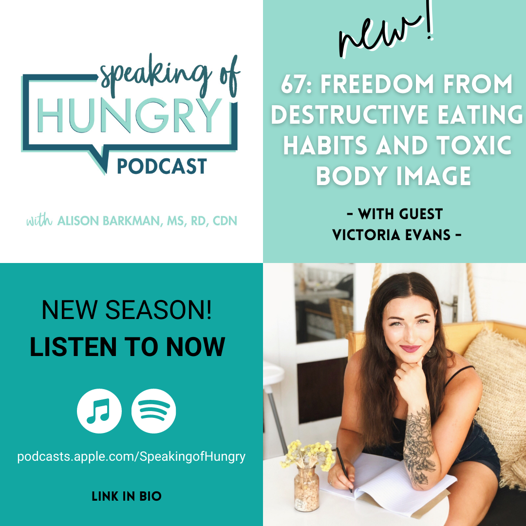 Episode 67: Freedom from Destructive Eating Habits and Toxic Body Image with Victoria Evans