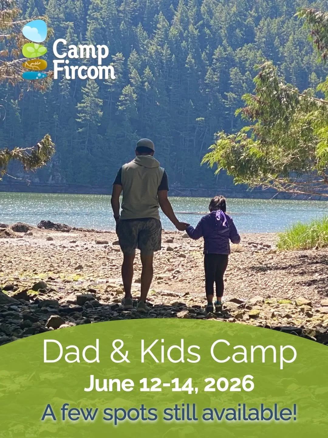 Dad &amp; Kids Camp,  June 12-14, 2026 
A Weekend Of Fun In The Great Outdoors! 

We still have a few openings in Cabins (6 spots) Craigcroft (6 rooms) &amp; 2 Bell Tents. 

In an age where technology and busy schedules compete with precious family t