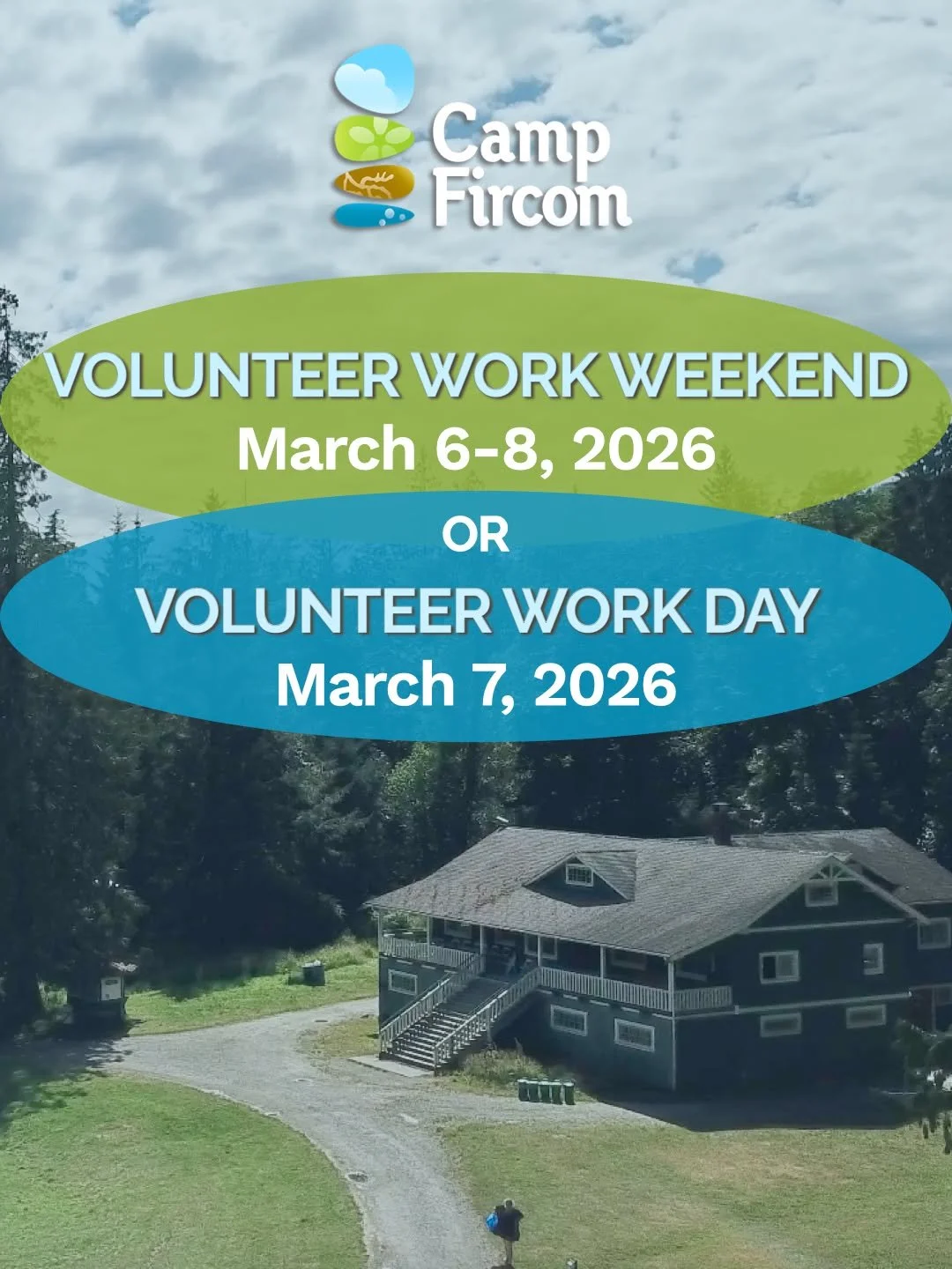 Spring Volunteer Opportunities!
We welcome you to join us!
*Registration Required*
Register in our Amilia Camp Store. 

This spring, we are offering two opportunities for volunteering on site:
MARCH 6-8, 2026 - SPRING VOLUNTEER WEEKEND - 12 SPOTS

MA