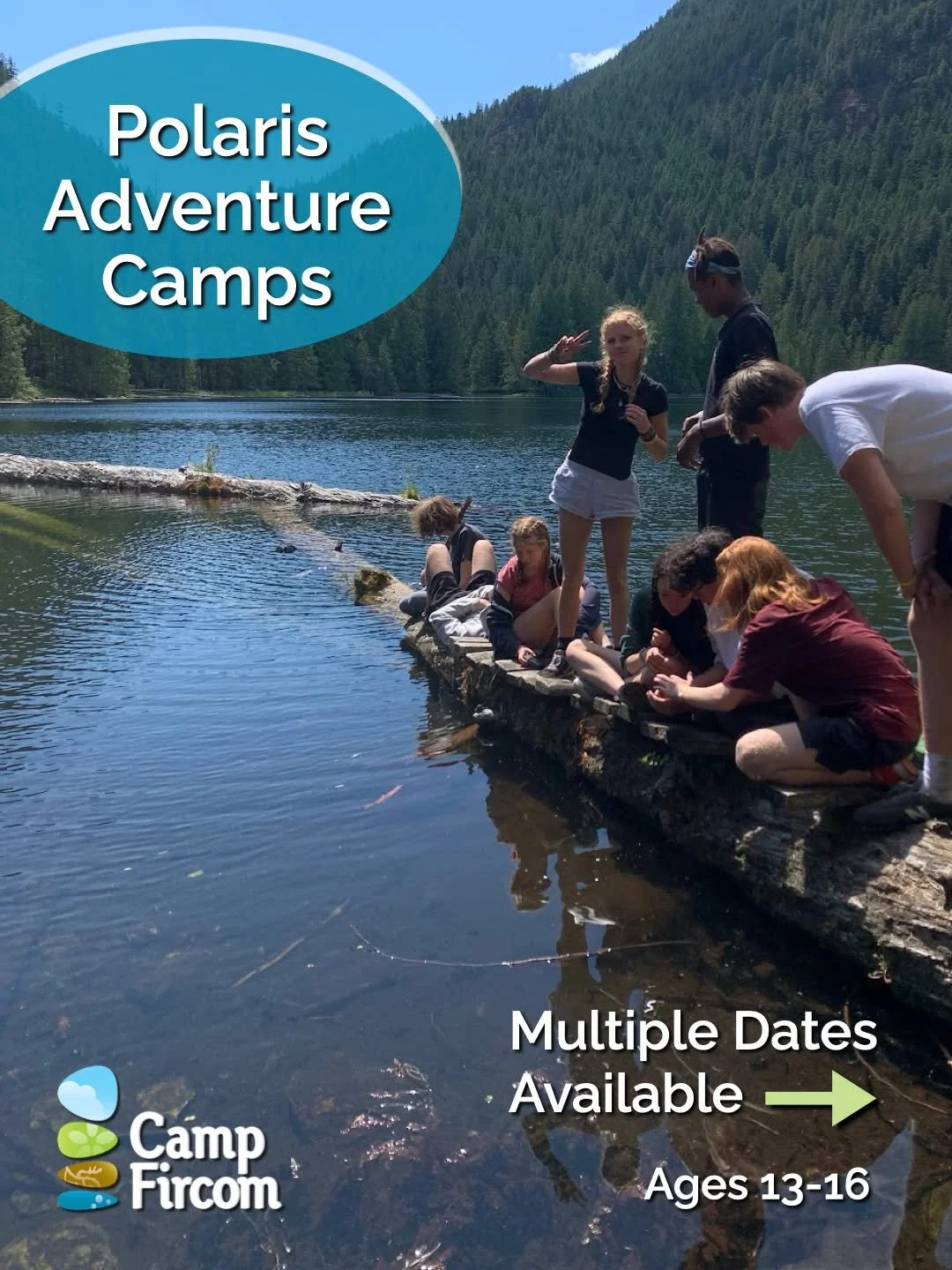 Polaris Adventure Camp is the exciting next evolution of our foundational Kids &amp; Teens Camp program. This 6-day, 5-night co-ed program gives teens the opportunity to take on a more active role in their time at camp. Polaris youth will split their