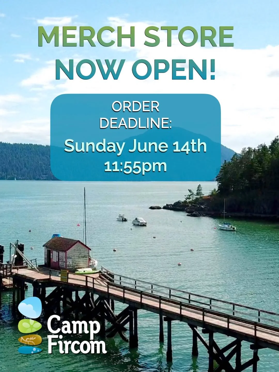 IT'S TIME TO ORDER MERCH! 
Our Camp Store is open until Sunday, June 14th, 11:55pm. 
LINK IN BIO, for all details. 

Orders will be delivered to camp and you and/or your camper can pick them up when on site. **Please pay close attention to sizing. Pa
