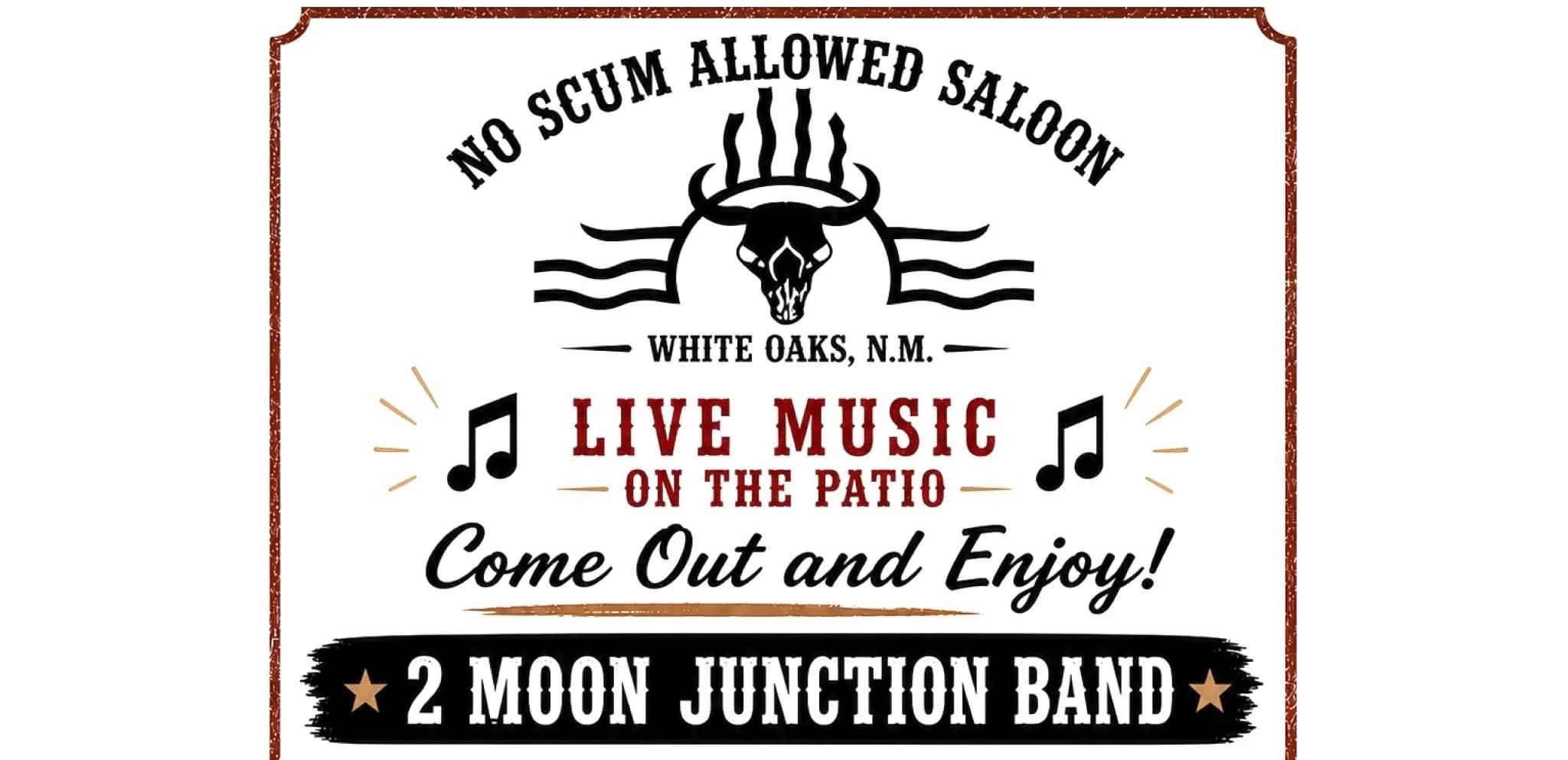 Live Music on the Patio – 2 Moon Junction Band