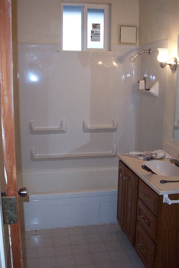 bathroom renovation: after