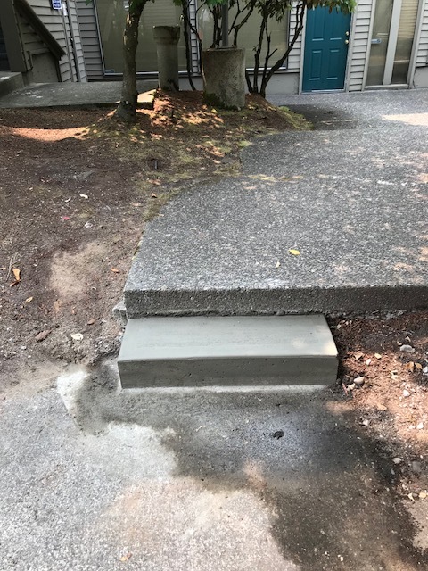 concrete step repair
