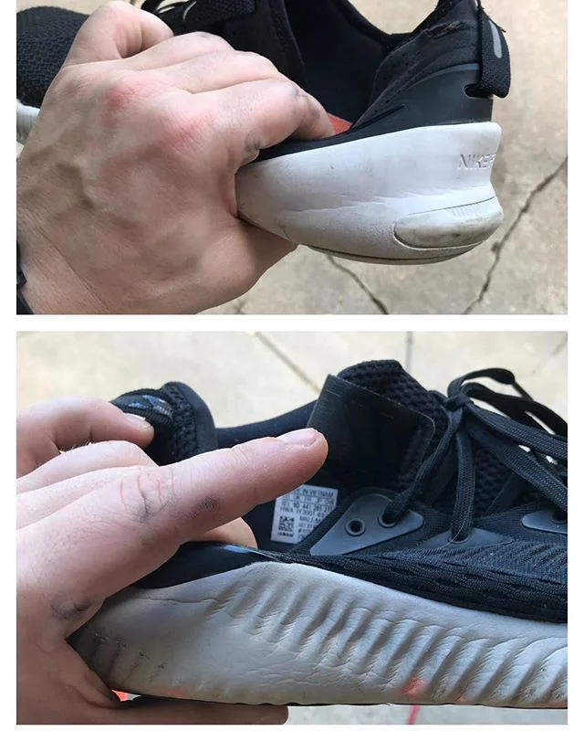 🚨Not all shoes are created equal🚨
Athletes and Parents: The boosts, bounces, frees, etc are comfy and the current fad but the one pictured below has a heel that is 3/4 of an inch thick. It&rsquo;s horrible for feeling the ground and cutting due to 