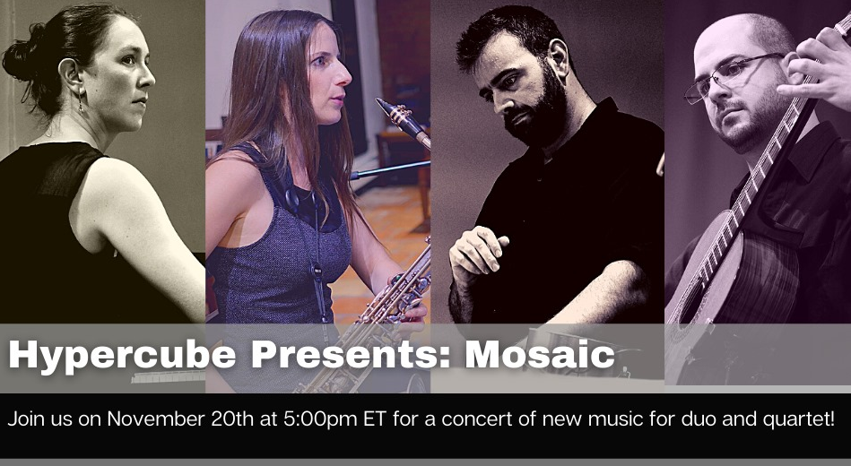 Premiere of Coded Bars on Hypercube Presents: Mosaic 