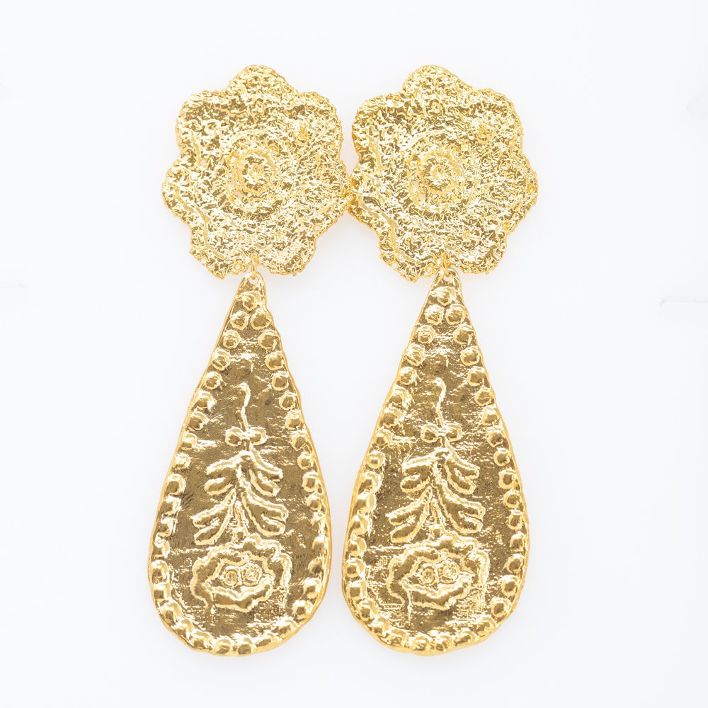 Bronze Drip Earring — Gabrielle Jewelry