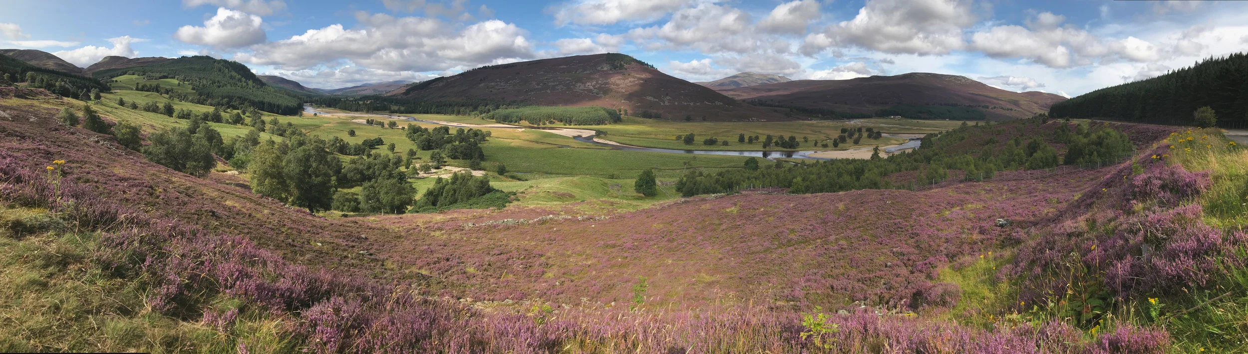 River Dee Valley, Aberdeenshire Scotland