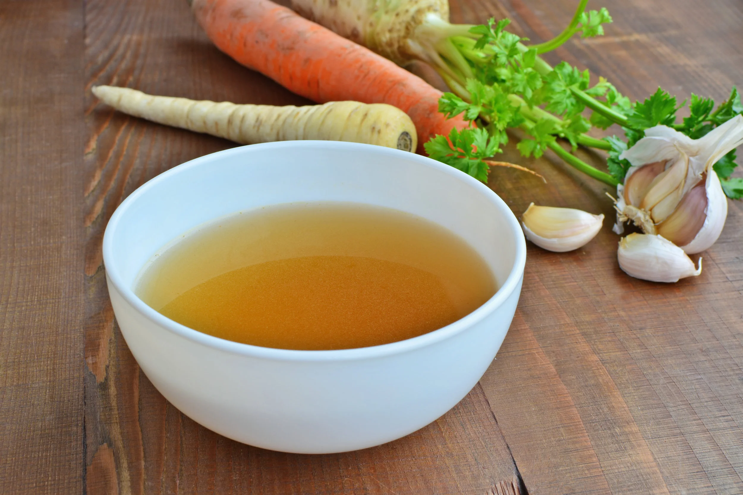 Garlic Chicken Broth