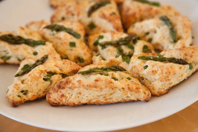Spring Scones: Cheesy Asparagus Recipe