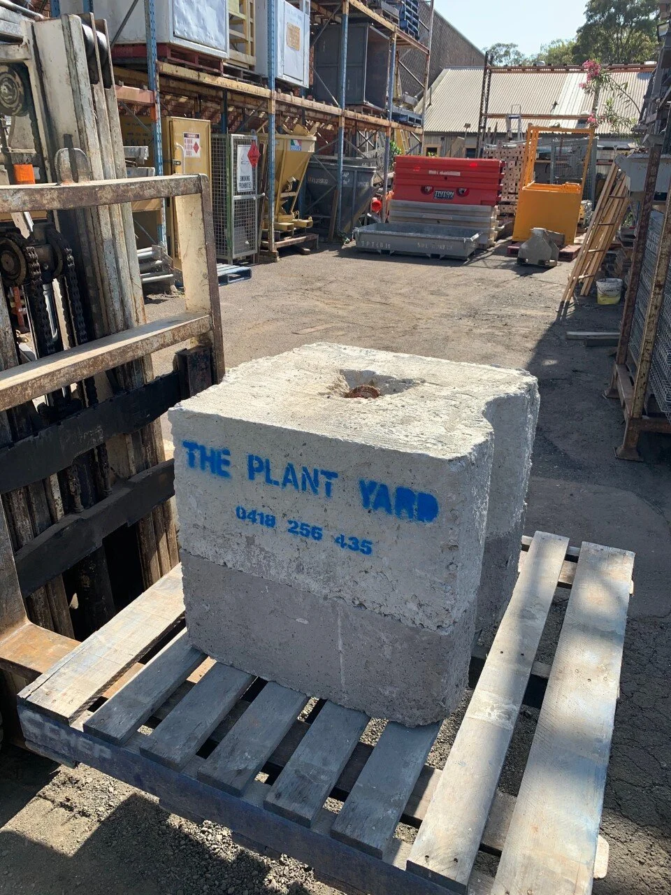 Counter Weight Blocks Counterweight Hire — THE PLANT YARD