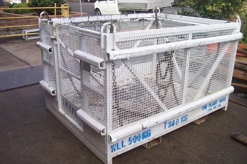 Crane Man Box Hire also known as man buckets. — THE PLANT YARD