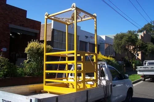 Crane Man Box Hire also known as man buckets. — THE PLANT YARD