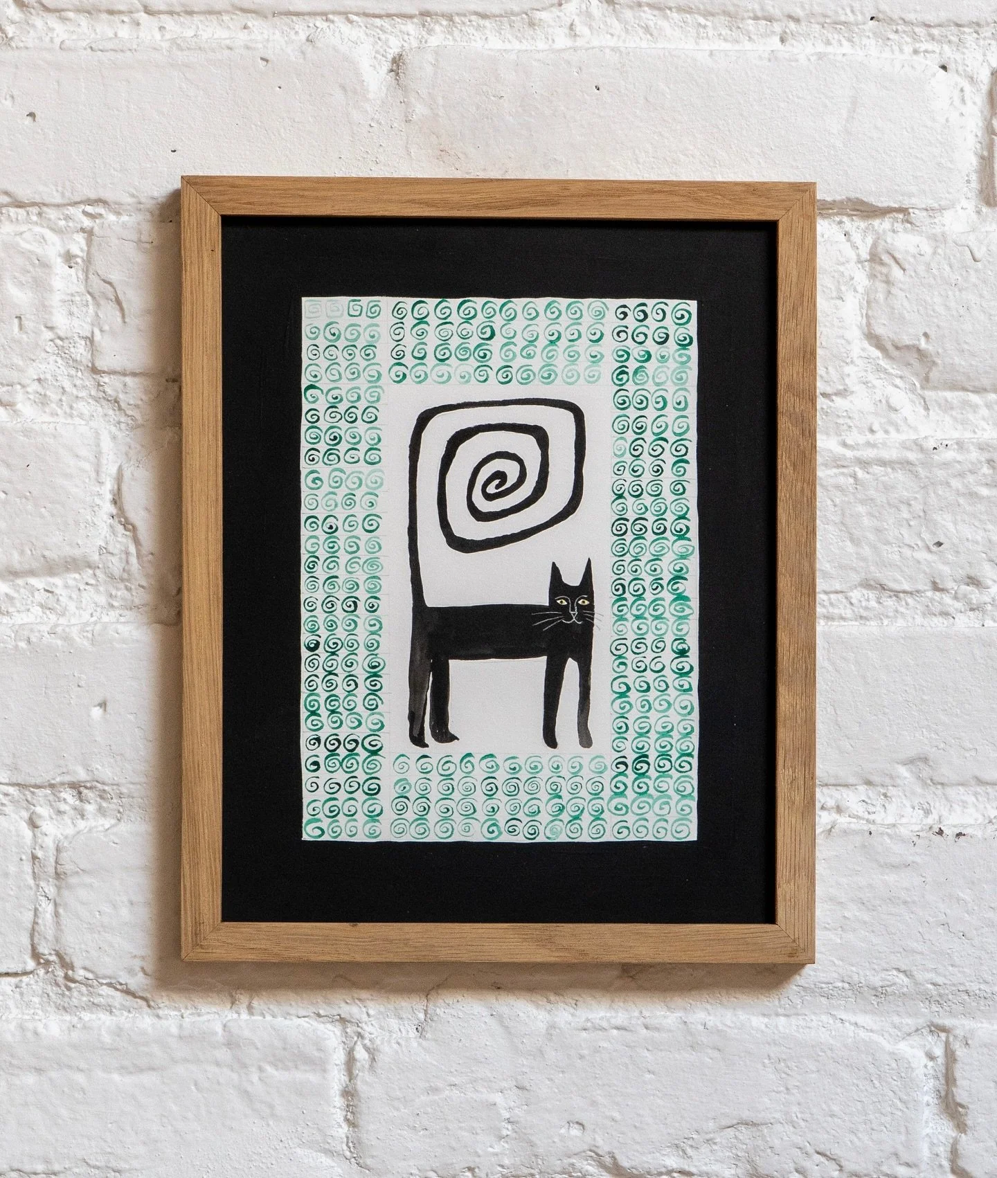 Cats have their own magic, don&rsquo;t you think? 

Each of these special cat originals is still available. You can also purchase each piece as a 5x7&rdquo; or 8x10&rdquo; print. 

I was so happy to send a &ldquo;Companions&rdquo; print home with a n