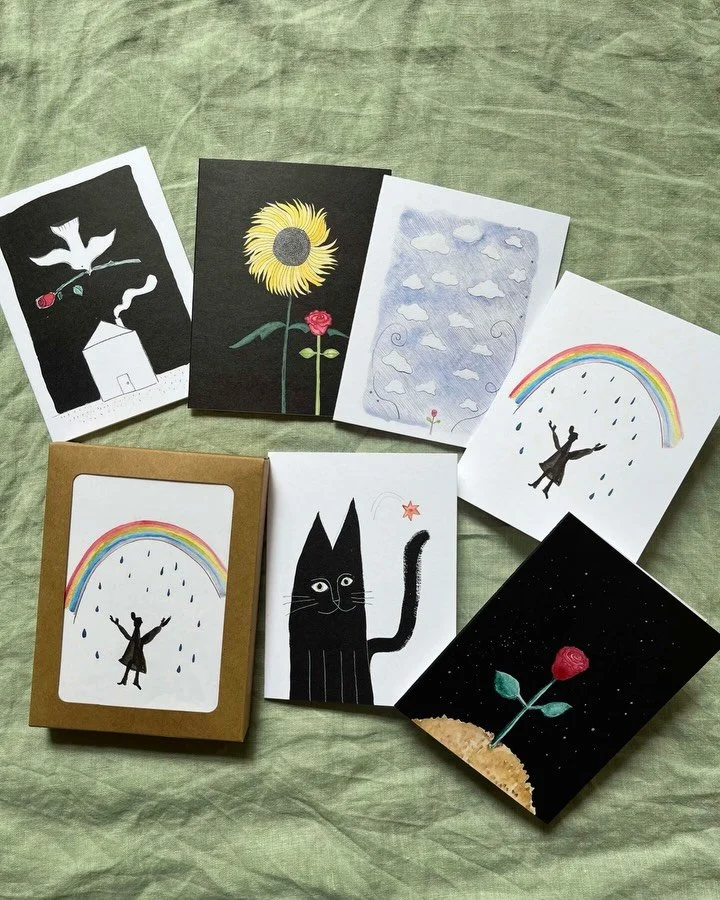 I love the ritual of sending a card. Choosing the right image for the occasion, writing something by hand, the pause before you seal the envelope&hellip;. And it&rsquo;s all made simple when you have a stash of cards on hand!

Shop the Sun Signs card