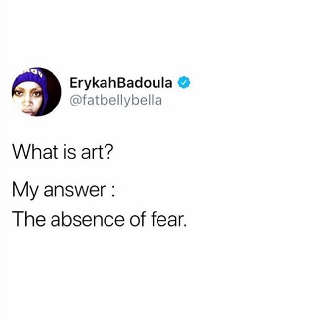 Think about how innocent art making is; now take a second to think about the hesitancy around being asked to create something, anything. 
To create is literally the act of letting our soul show itself with candor. 
Think about how fearless children a