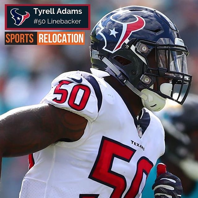 &quot;A1 service!!!!&quot; That's what @HoustonTexans LB Tyrell Adams said about his last #athleterelocation experience with our team. So guess you pretty much know who he turned to again the next time he needed help. Thank you so much @tyrelldms for