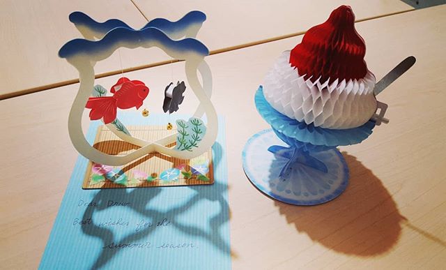 Cute summer popup cards from one of our students.
#夏
#英会話
#高槻