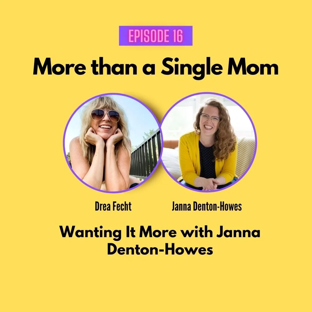 More Than A Single Mom EP 16: Wanting it more with Janna Denton-Howes
