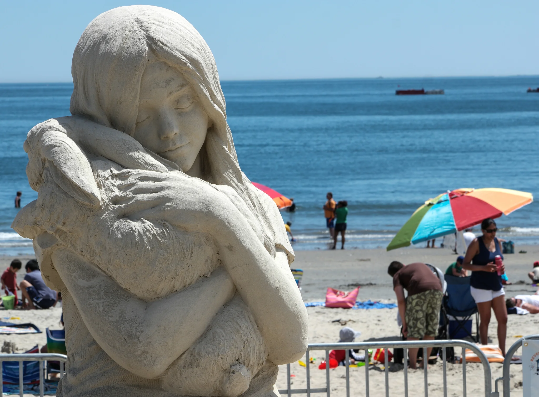 Family Fun at Revere Beach Sand Sculpting Festival