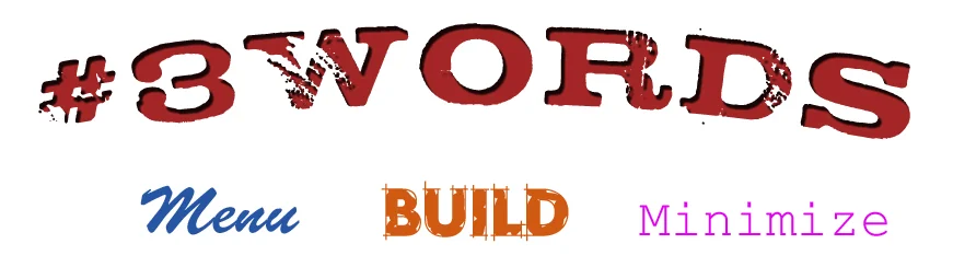Menu, Build and Minimize in 2013