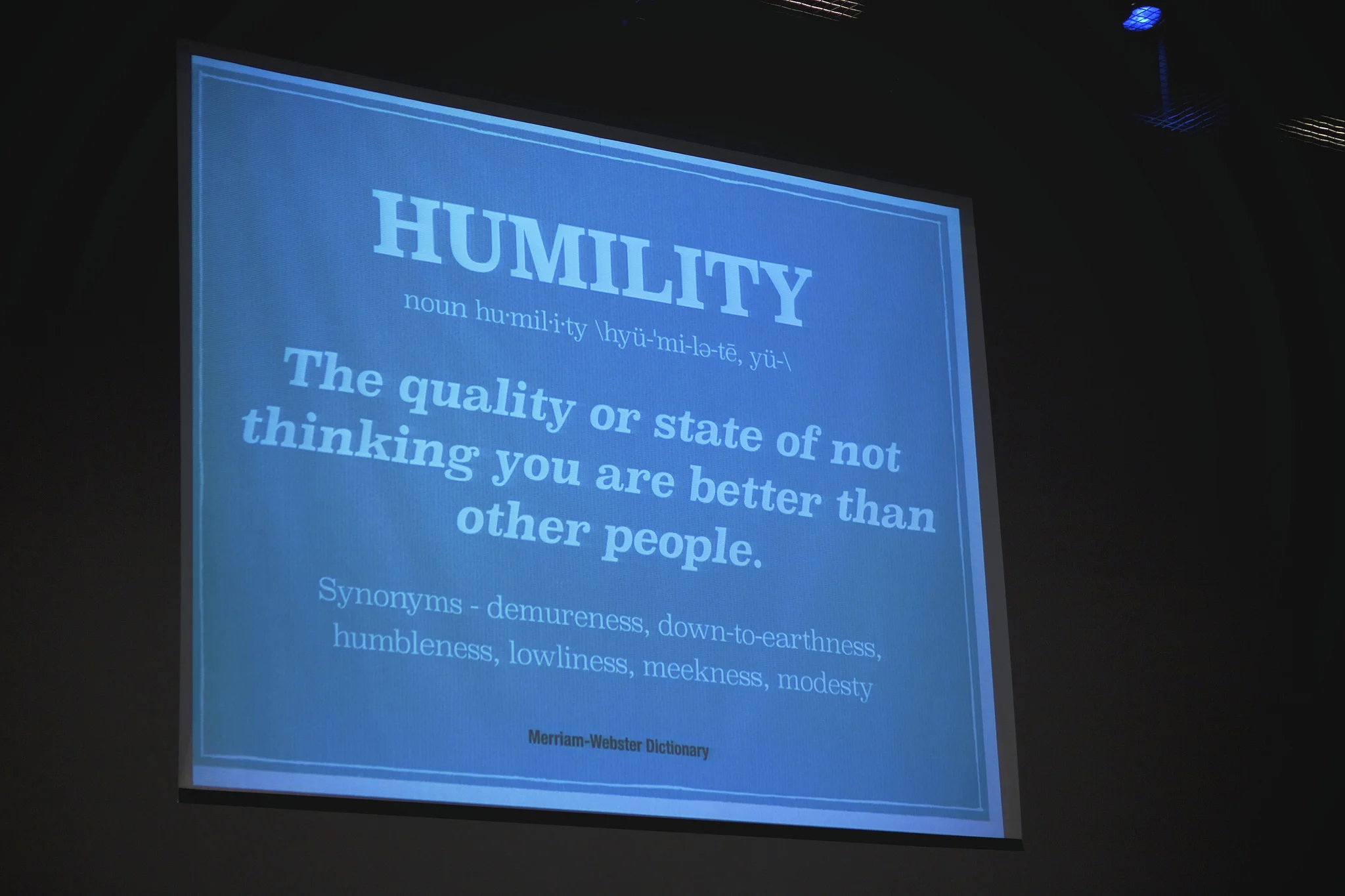 Don't Let Humility Be Your Downfall