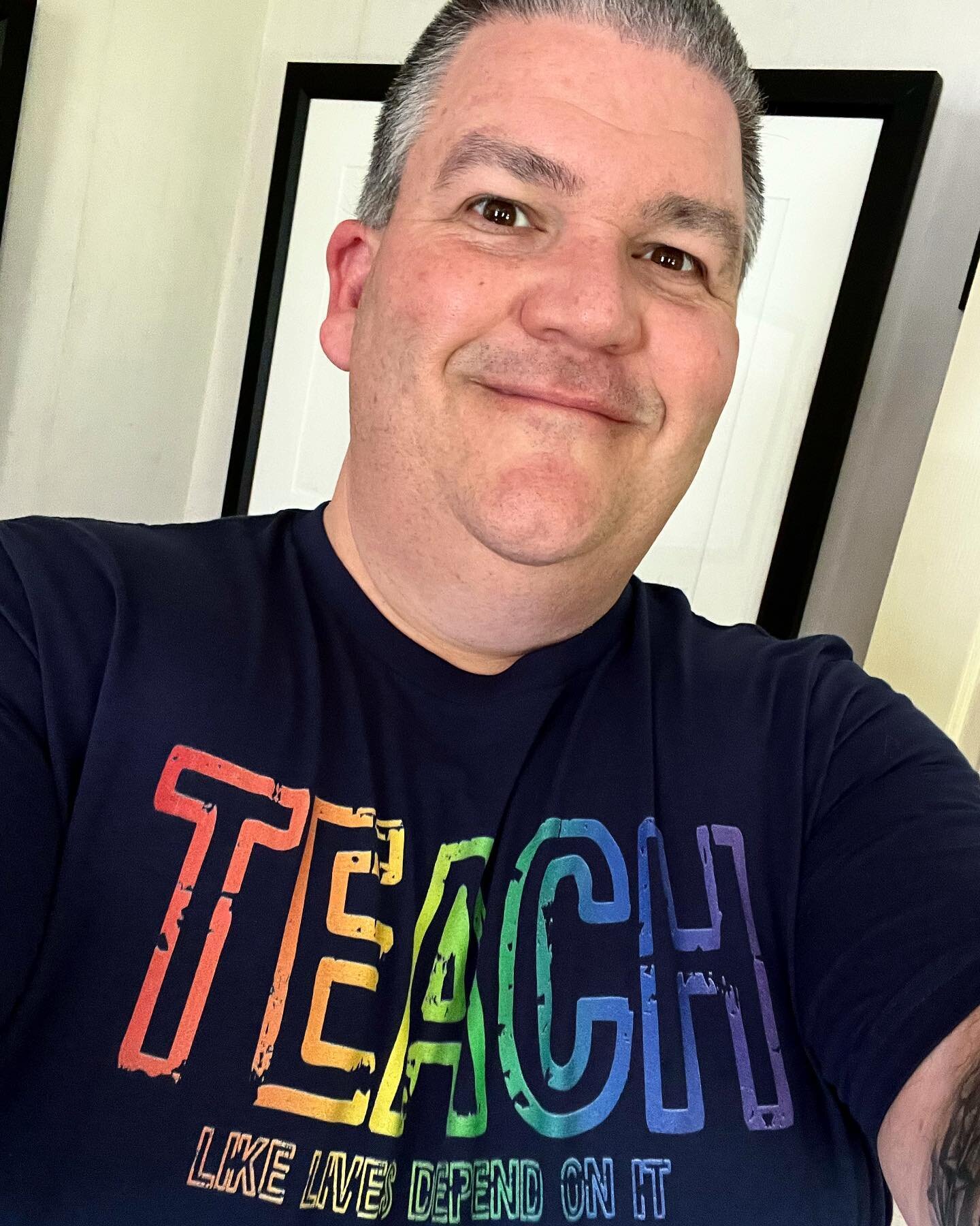 I love the new shirt I bought from Dope Teacher Gear. It reads, &ldquo;Teach Like Lives Depend On It.&rdquo;