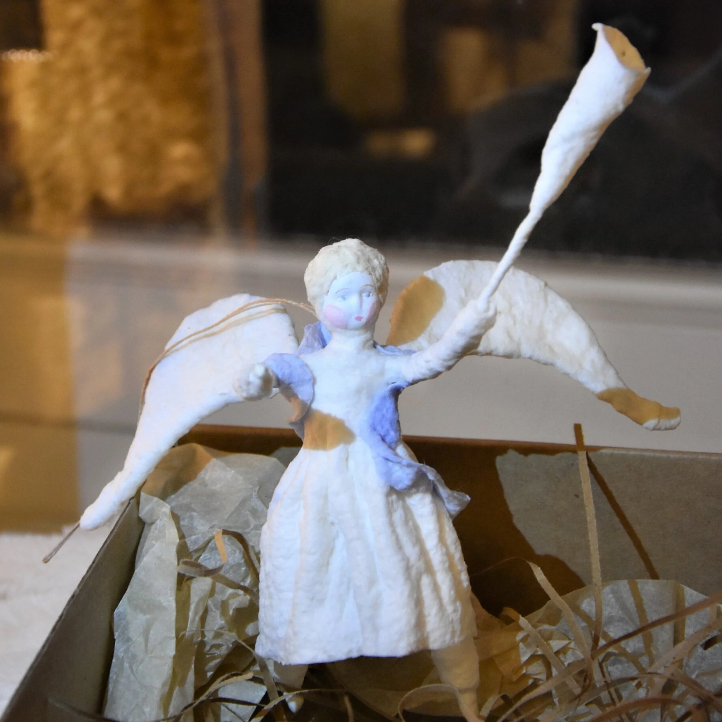 Christmas toy Papier-mache :  Angel Height: 11-15 cm Item Number: C-O1 Price: ₽ 2,300 CLICK HERE TO BUY ~~~~~~~~~~~~~~~~