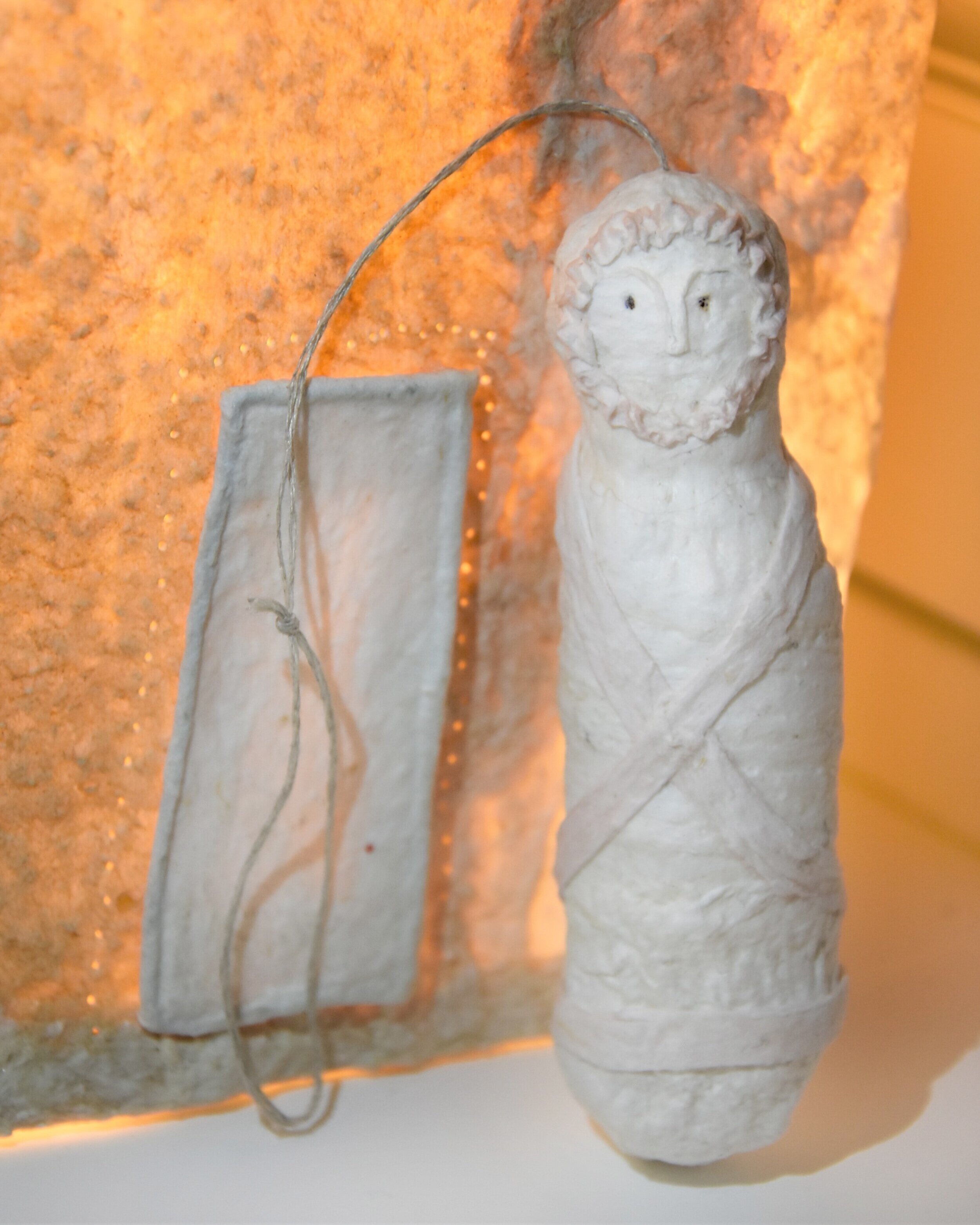 Christmas toy Papier-mache : Christ newborn  Height: 12 cm Item Number: C-10 Price: ₽ 1,200 CLICK HERE TO BUY ~~~~~~~~~~~~~~~~