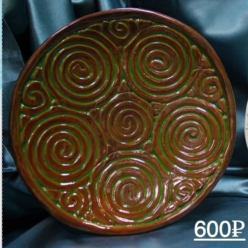 Shallow Plate - swirls (large) Item Number: PS07 Price: ₽ 600 CLICK HERE TO BUY ~~~~~~~~~~~~~~~~
