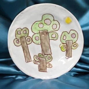 Shallow Plate - trees (small) Item Number: PS09 Price: ₽ 400 CLICK HERE TO BUY ~~~~~~~~~~~~~~~~