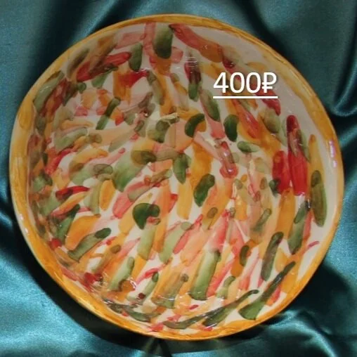 Shallow Plate - colours (small) Item Number: PS011 Price: ₽ 400 CLICK HERE TO BUY ~~~~~~~~~~~~~~~~
