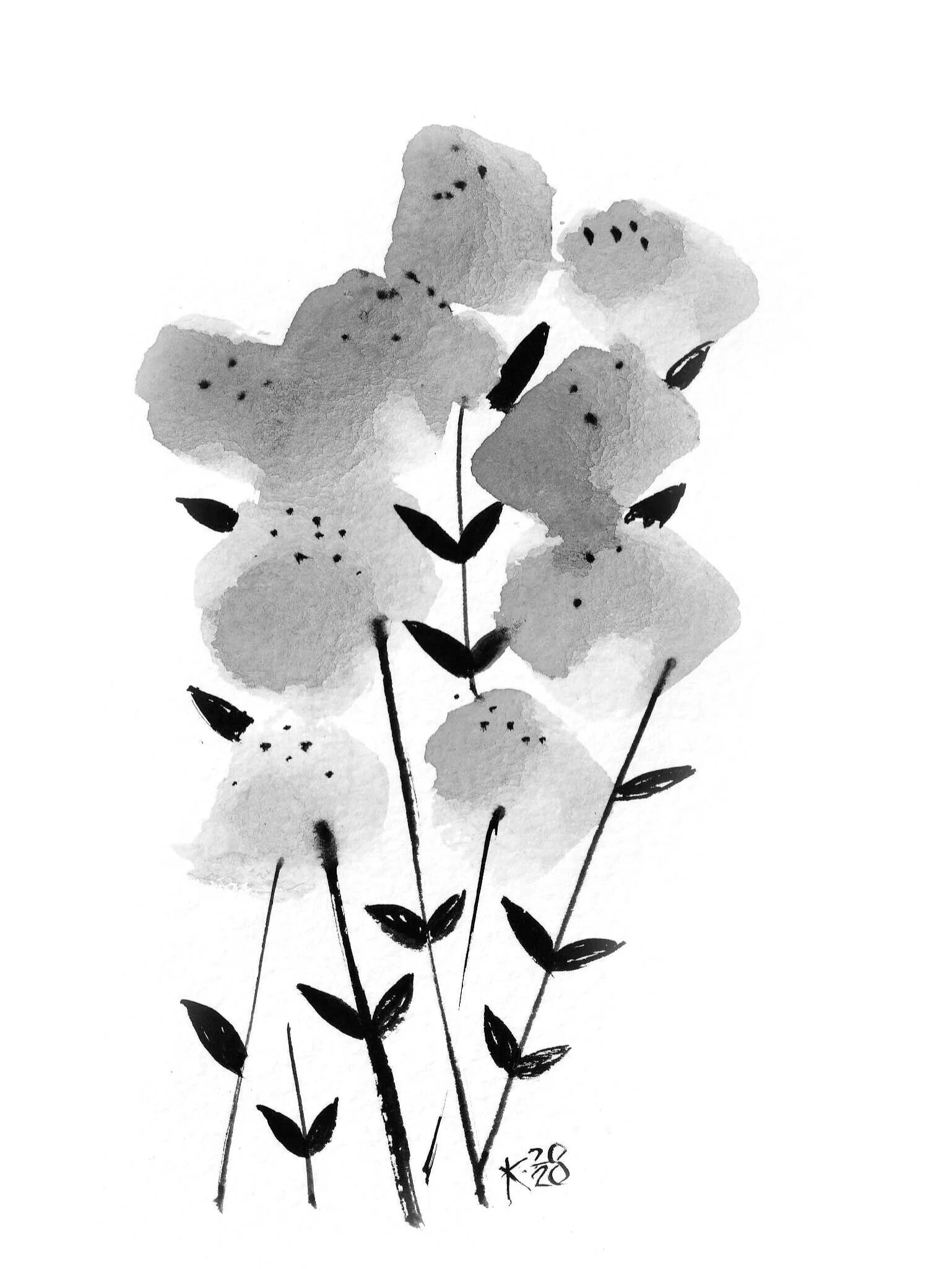 Painting "Live graphics" by Ecaterina Samarina Watercolor paper, gouache, 13*18 cm Item Number: BBBS005 Price: ₽ 720 CLICK HERE TO BUY ~~~~~~~~~~~~~~~~