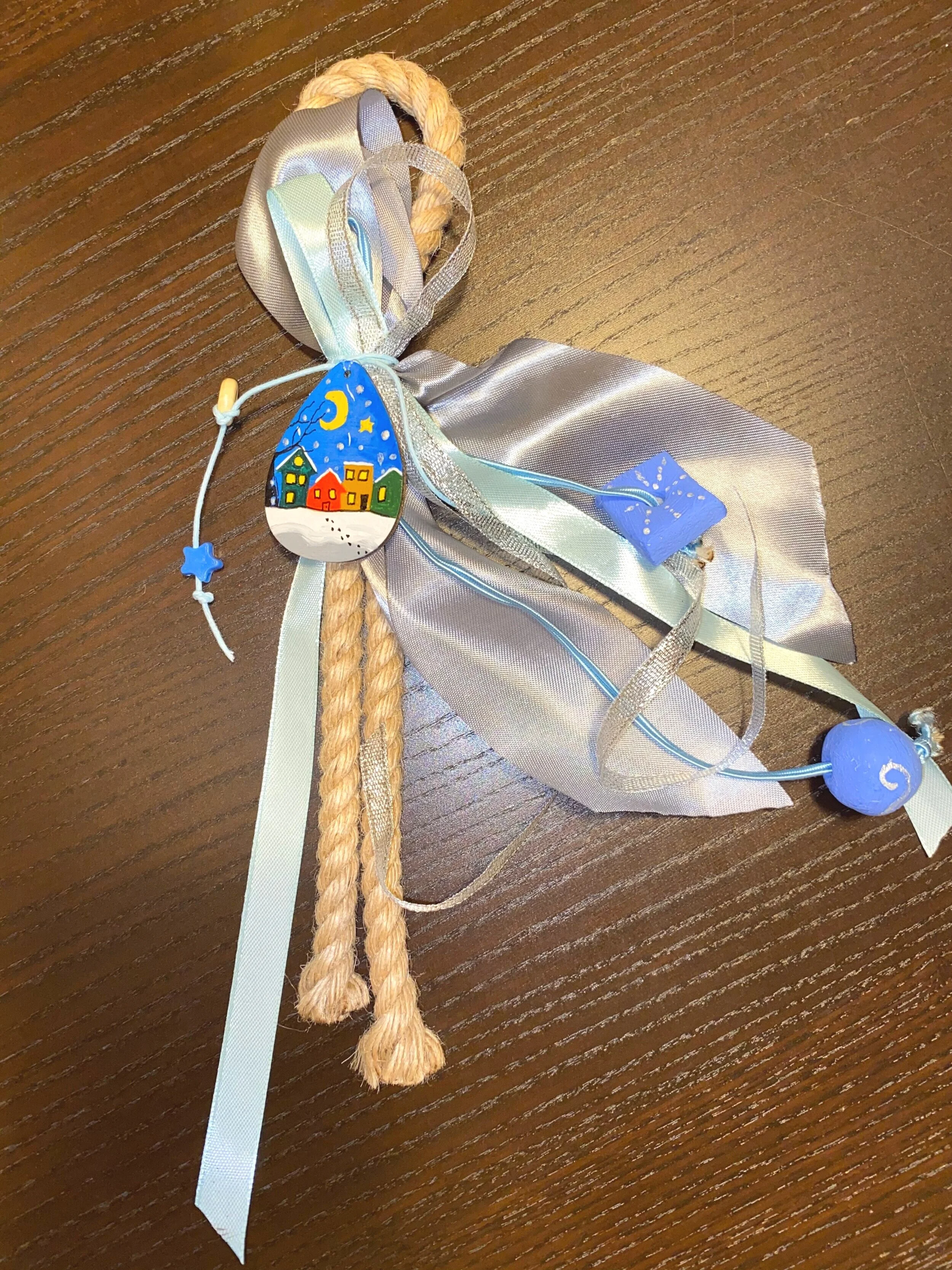 🇬🇷 GREEK CONSULATE  - Traditional Amulets “Gouri” (decoration for wine bottle) (more photos here) Item Number: GK06 Donation: ₽ 100 CLICK TO BUY ~~~~~~~~~~~~~~~~