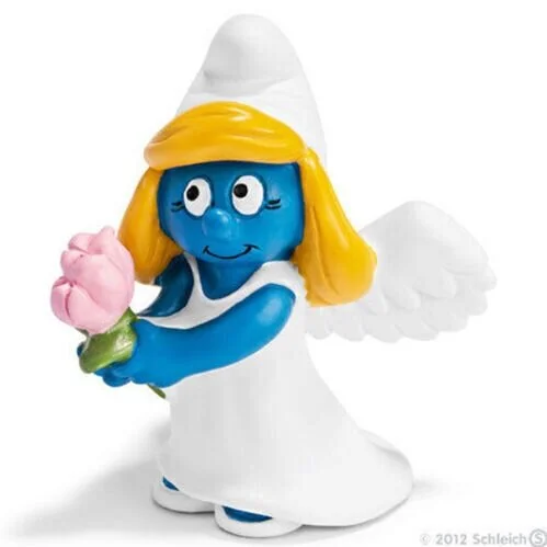 🇧🇪 BELGIUM CONSULATE  - Zodiac VirgoSmurfett  5.5cm tall x 4.0cm w  Item Number: 20725 Donation: ₽ 500 FINAL BID:   ₽600 ~~~~~~~~~~~~~~~~