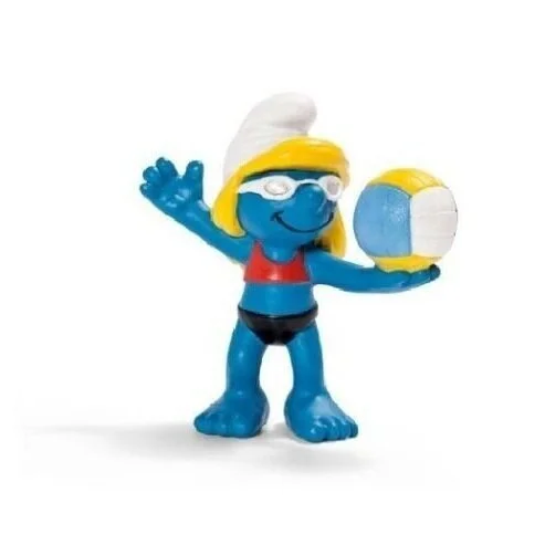 🇧🇪 BELGIUM CONSULATE   - Volleyball Smurfett  5.5cm tall x 4cm wide Item Number: 207387 Donation: ₽ 500 FINAL BID:   ₽ 600 ~~~~~~~~~~~~~~~~