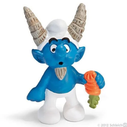 🇧🇪 BELGIUM CONSULATE  - Zodiac Capricorn Smurf 5.5cm tall x 4.0cm w  Item Number: 207172 Donation: ₽ 500 FINAL BID:   ₽ 600 ~~~~~~~~~~~~~~~~