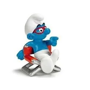 🇧🇪 BELGIUM CONSULATE  - Director Smurf  5.5cm tall x 4.0cm w  Item Number: 207110 Donation: ₽ 500 FINAL BID:   ₽600 ~~~~~~~~~~~~~~~~