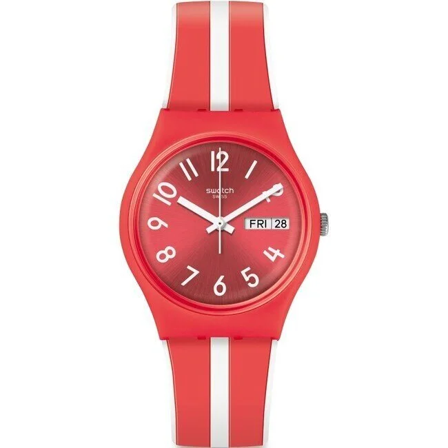 🇨🇭SWISS CONSULATE -&nbsp;Swatch Original SANGUINELLO&nbsp;GR709 Quartz | Silicone, plastic | Water Proof |Case: 34 mm&nbsp; (more photos here) Item Number: GR709 Donation:&nbsp;₽ 2,500 FINAL BID:&nbsp;₽2,650 ~~~~~~~~~~~~~~~~