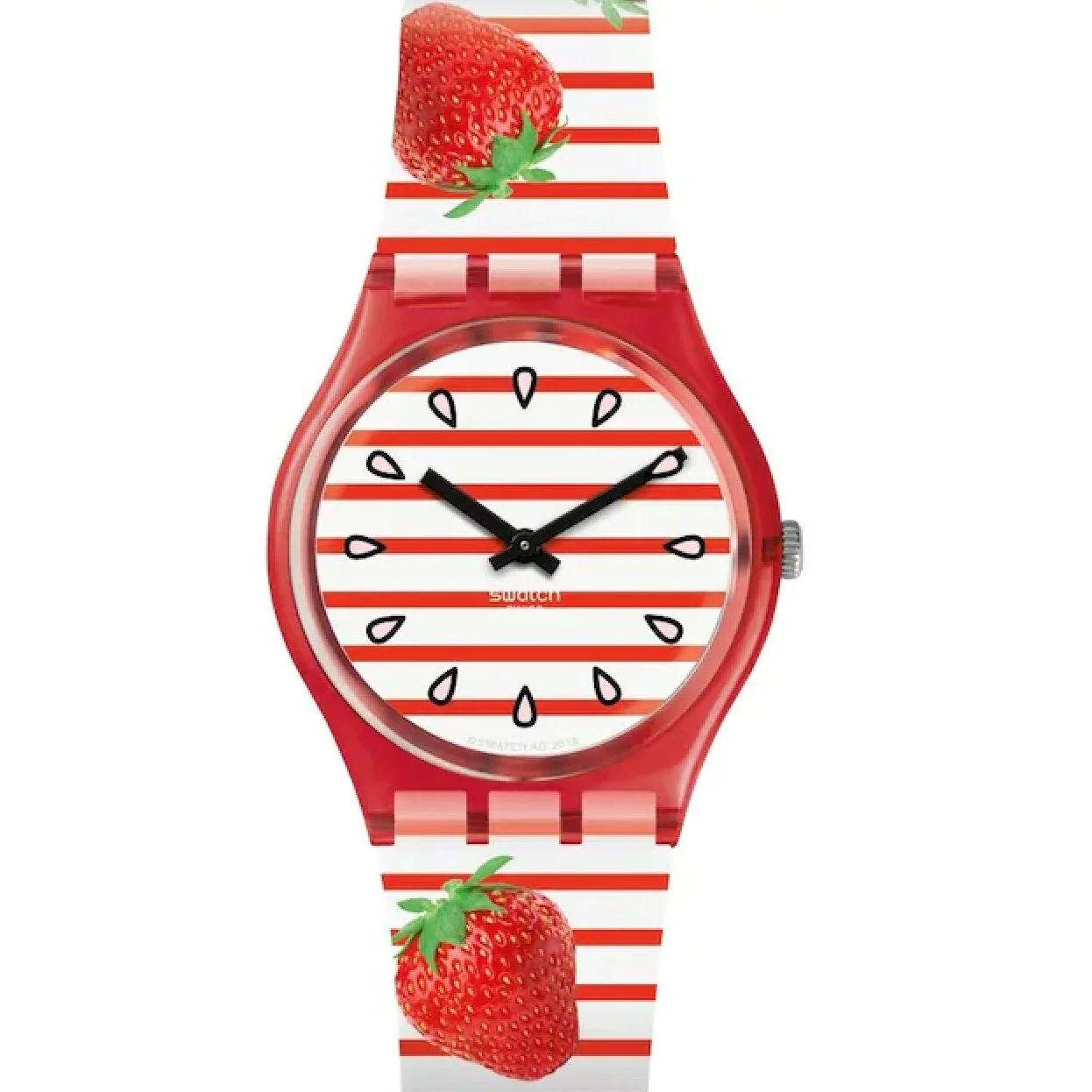 🇨🇭SWISS CONSULATE -&nbsp;Swatch Original TOILE FRAISEE GR177 Quartz | Silicone, plastic | Water Proof | Case: 34 mm (more photos here) Item Number: GR177 Donation:&nbsp;₽ 1,950 FINAL BID:&nbsp;₽1,950 ~~~~~~~~~~~~~~~~